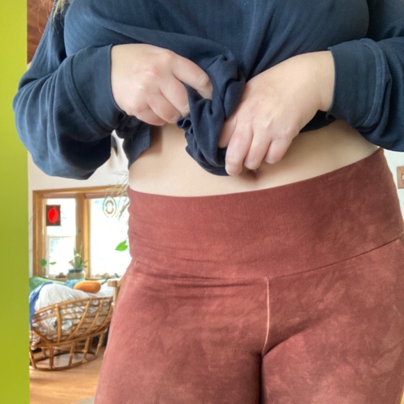 Calico alchemy magnolia pocket leggings M terry - Picture 2 of 10